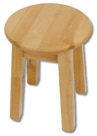 Stolička KT253 masiv (Barva dřeva: Gray)