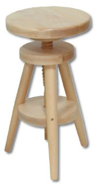 Otočná stolička KT243 masiv (Barva dřeva: Gray)