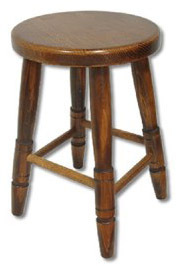 Stolička KT244 masiv (Barva dřeva: Ořech)