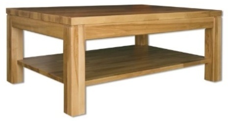 Konferenční stůl st310 S100 masiv dub - šířka desky 4 cm (Barva dřeva: Olše)