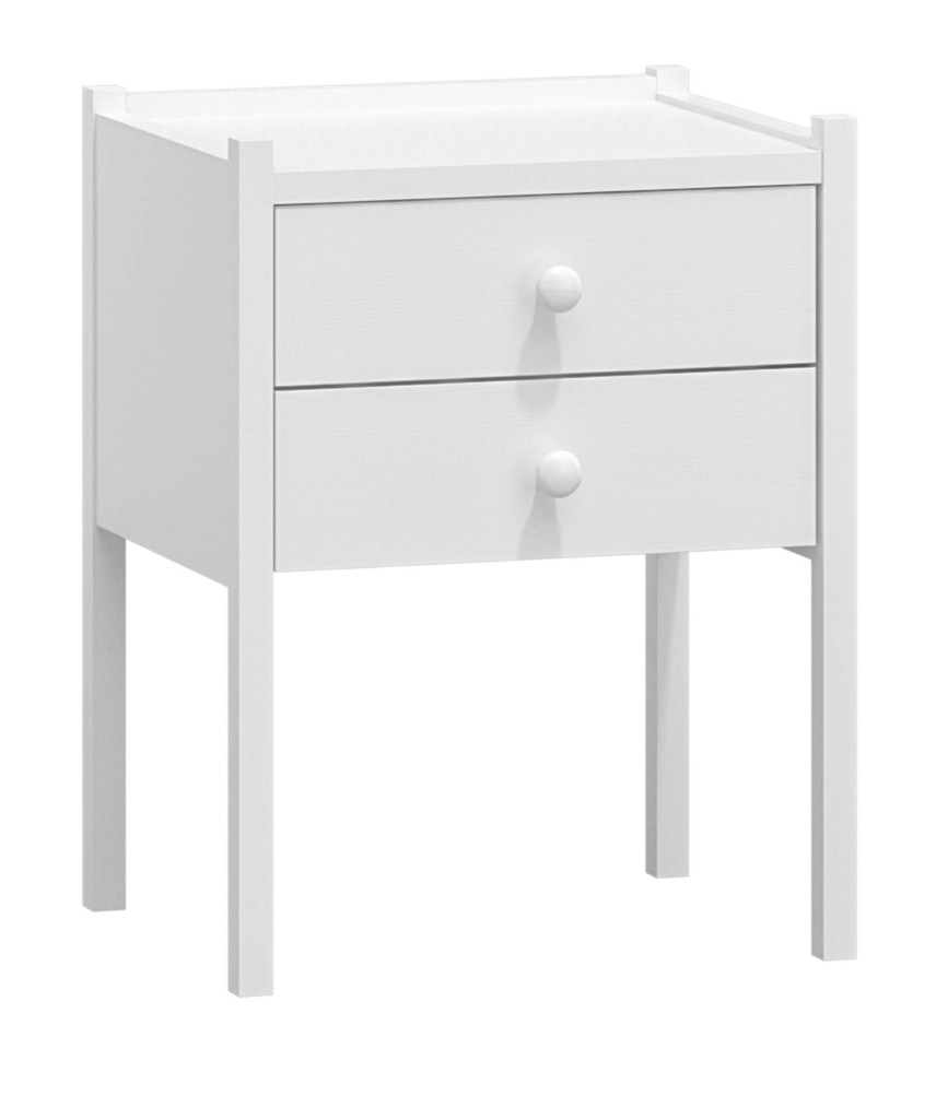 Noční stolek IDA (Barva dřeva: Bílá)