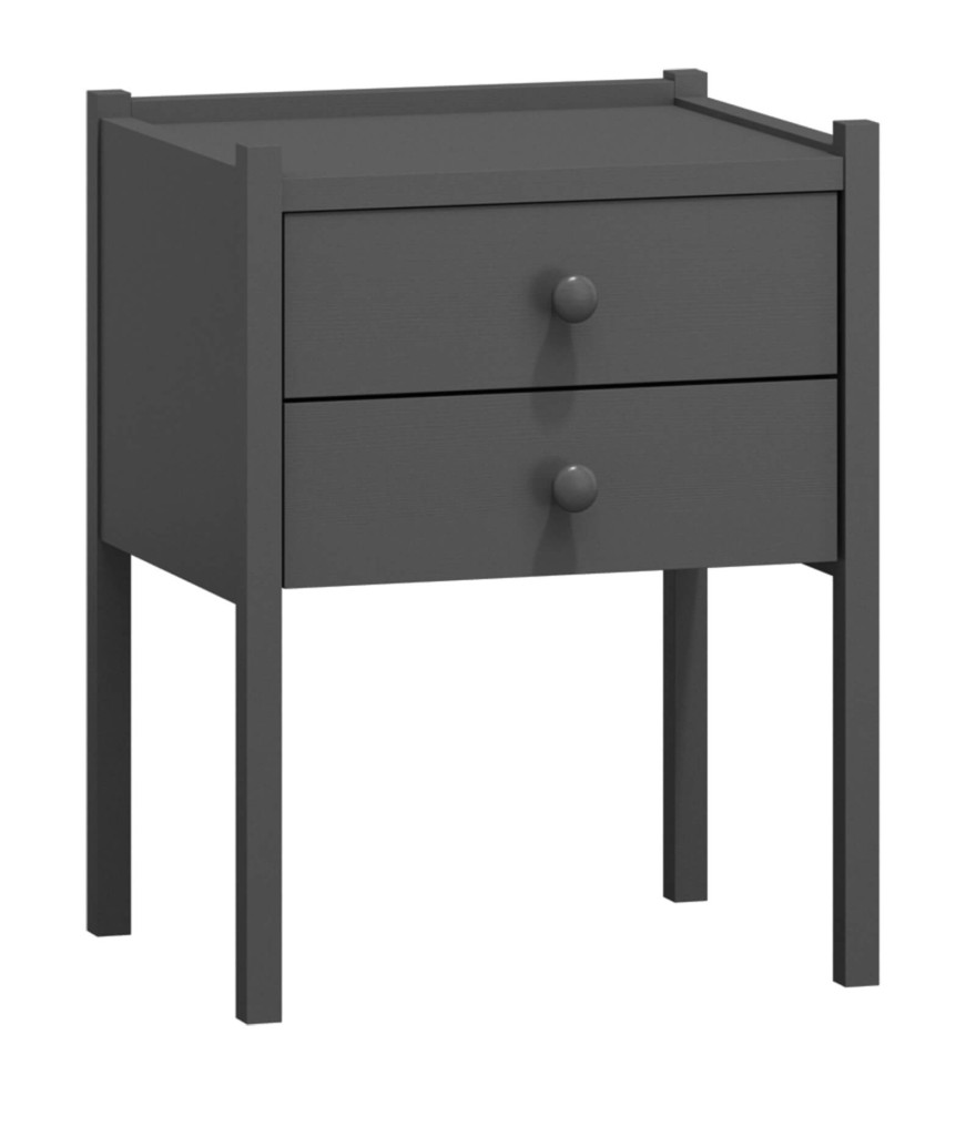 Noční stolek IDA (Barva dřeva: Šedá)