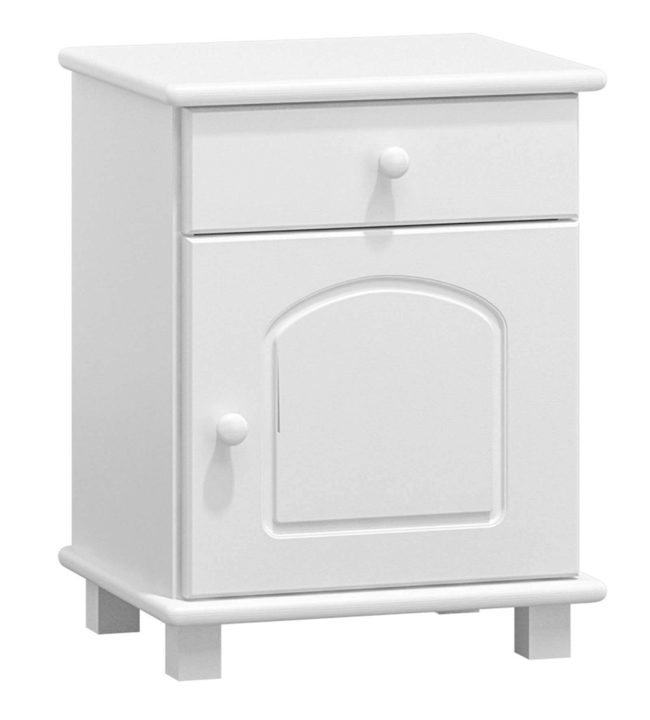 Noční stolek S5 (Barva dřeva: Bílá)