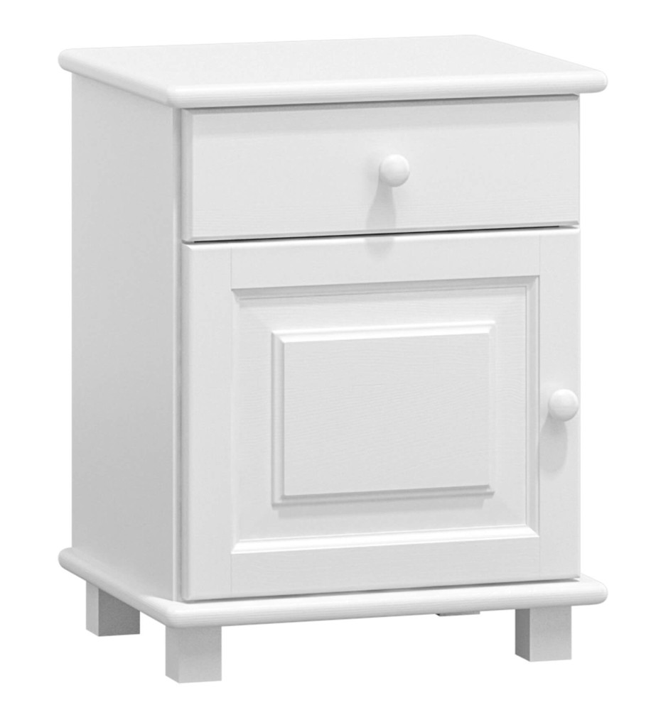 Noční stolek S6 (Barva dřeva: Bílá)