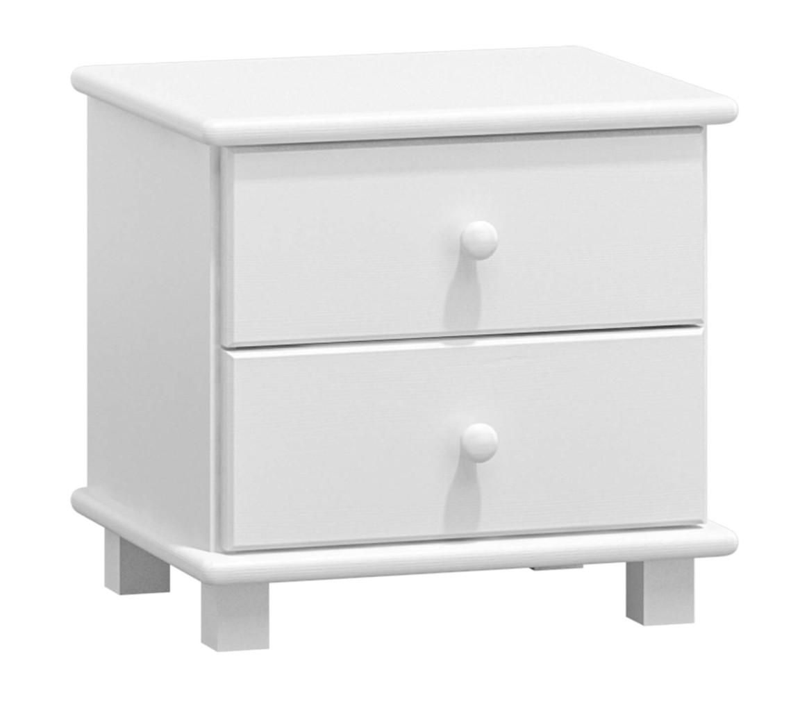 Noční stolek S7 (Barva dřeva: Bílá)