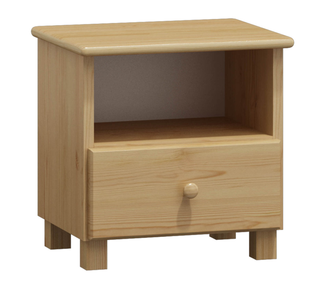 Noční stolek Tina S1 (Barva dřeva: Borovice)