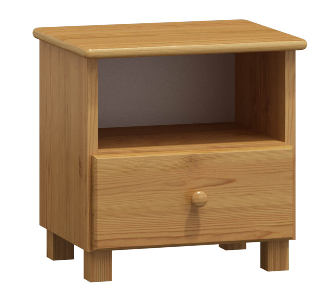 Noční stolek Tina S1 (Barva dřeva: Olše)
