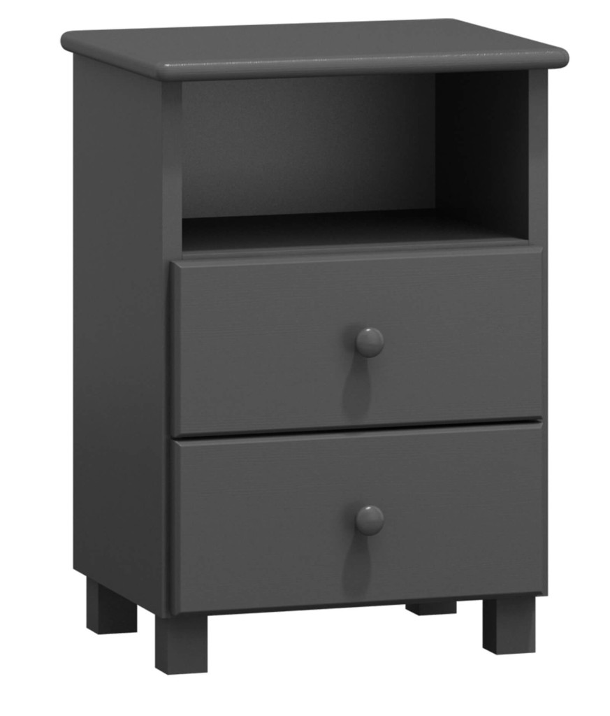 Noční stolek Tina S2 (Barva dřeva: Šedá)
