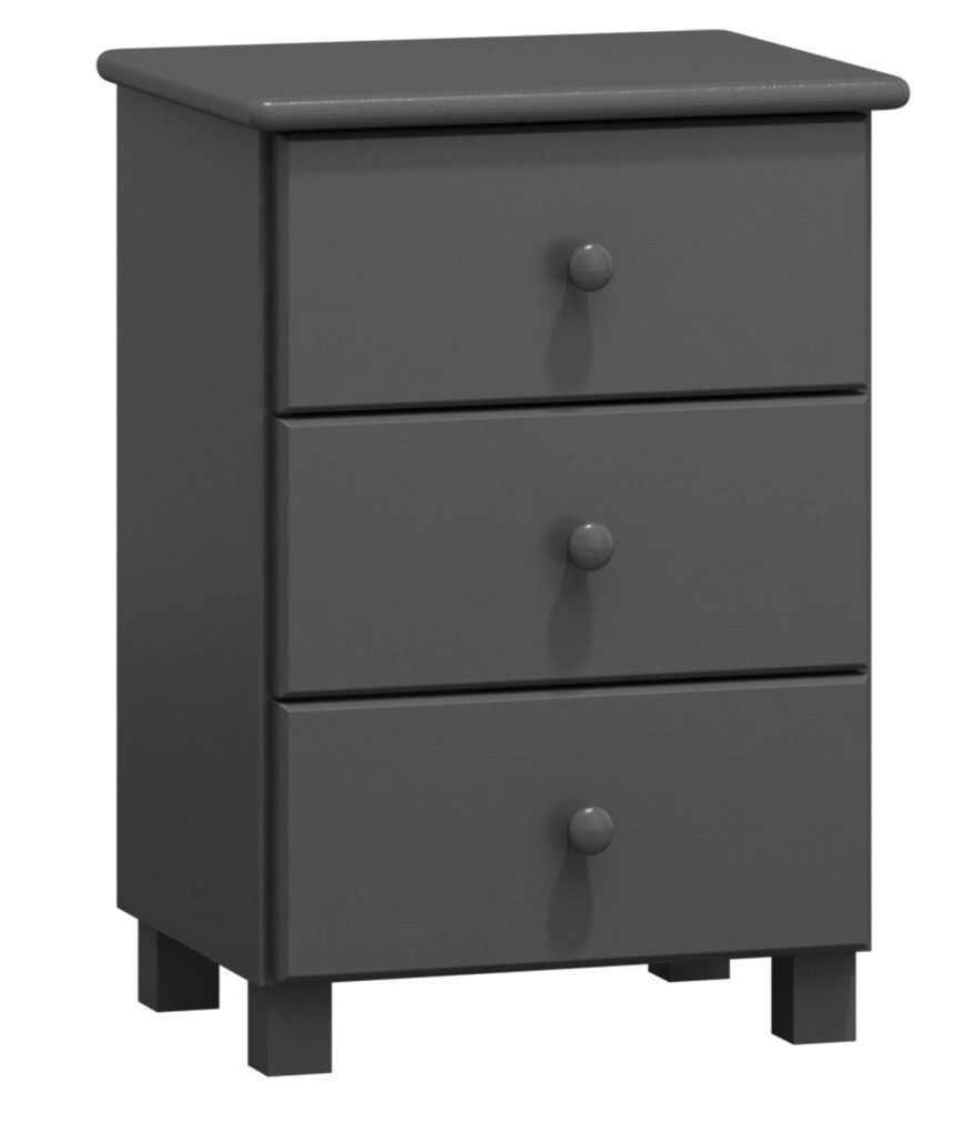 Noční stolek Tina S3 (Barva dřeva: Šedá)