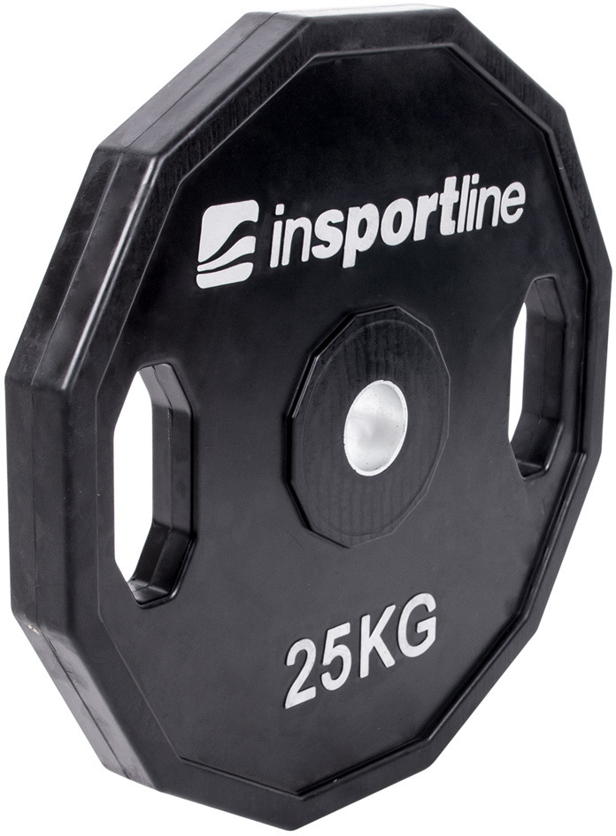 Pogumovaný kotouč inSPORTline Ruberton 25 kg 30 mm