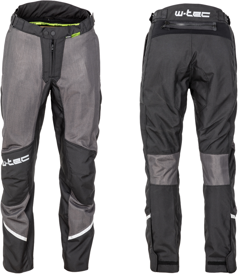 Pánské letní moto kalhoty W-TEC Alquizar (Velikost: 3XL, Barva: Black-Grey)