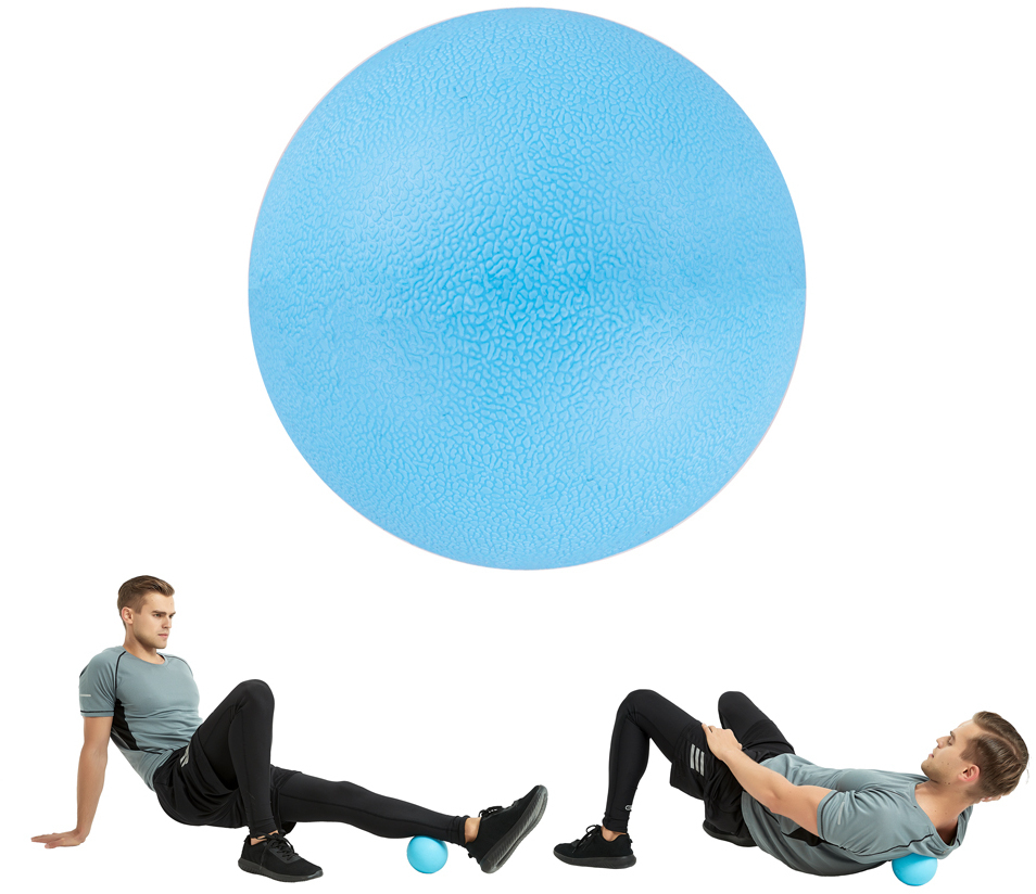 Masážní míček inSPORTline Thera 12 cm (Barva: modrá)
