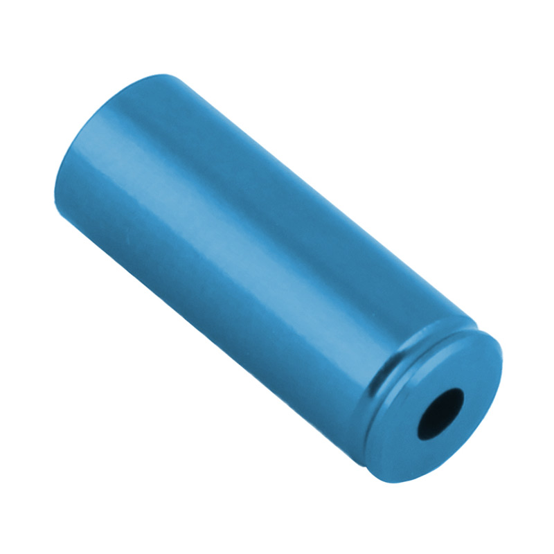 Koncovka bowdenu 5 mm CNC Al modrá, sada 5 ks