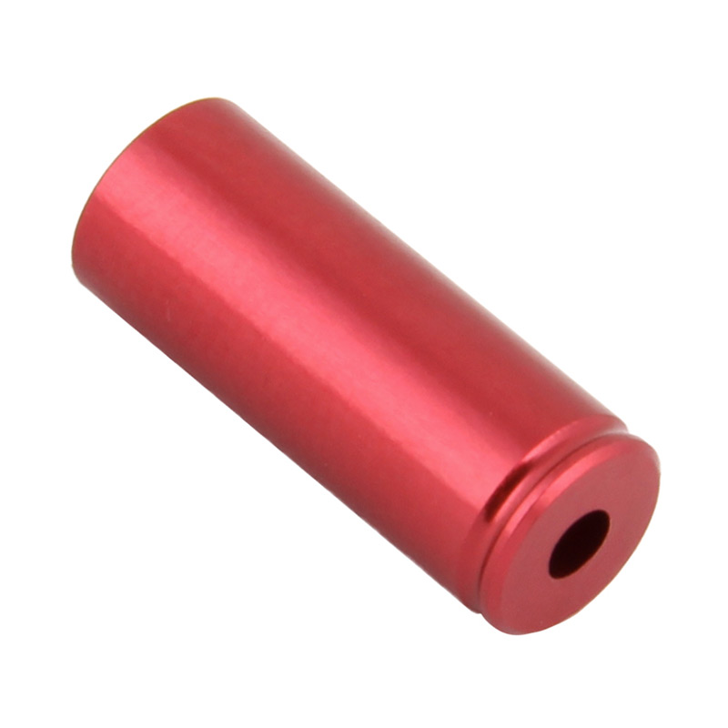 Koncovka bowdenu 5 mm CNC Al červená, sada 5 ks