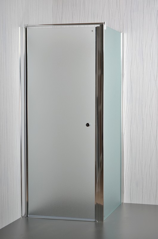 Sprchový kout rohový jednokřídlý MOON A 19 grape sklo 85 - 90 x 76,5 - 78 x 195 cm