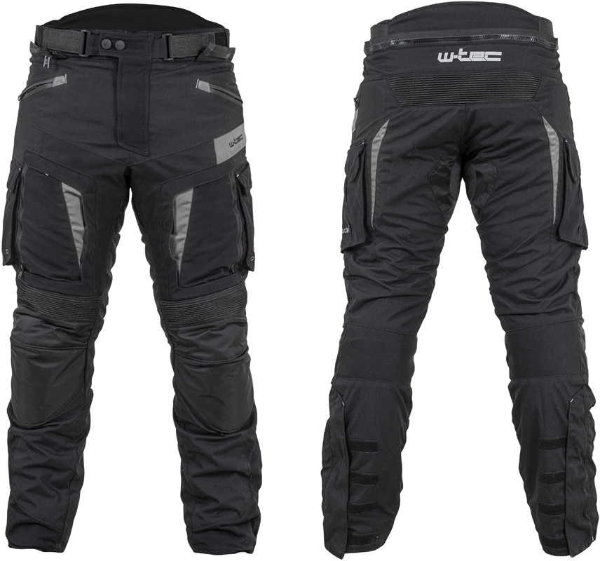 Moto kalhoty W-TEC Aircross (Velikost: 6XL, Barva: černo-zlatá)