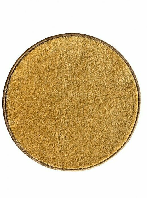 Kusový koberec Eton Lux žlutý kruh (Varianta: Kruh 300 cm - SLEVA 2 KUSY)