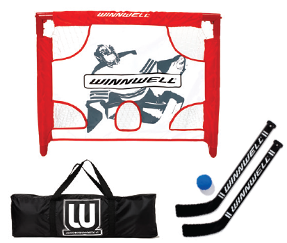 Hokejová branka Winnwell 28" PVC (Varianta: Nedoporučujeme střílet pukem)
