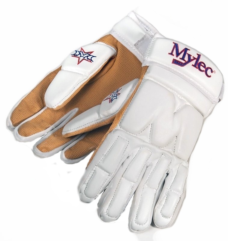 Hokejbalové rukavice Mylec Elite Street White (Varianta: 13", Barva: Bílá, Velikost výrobce: S)