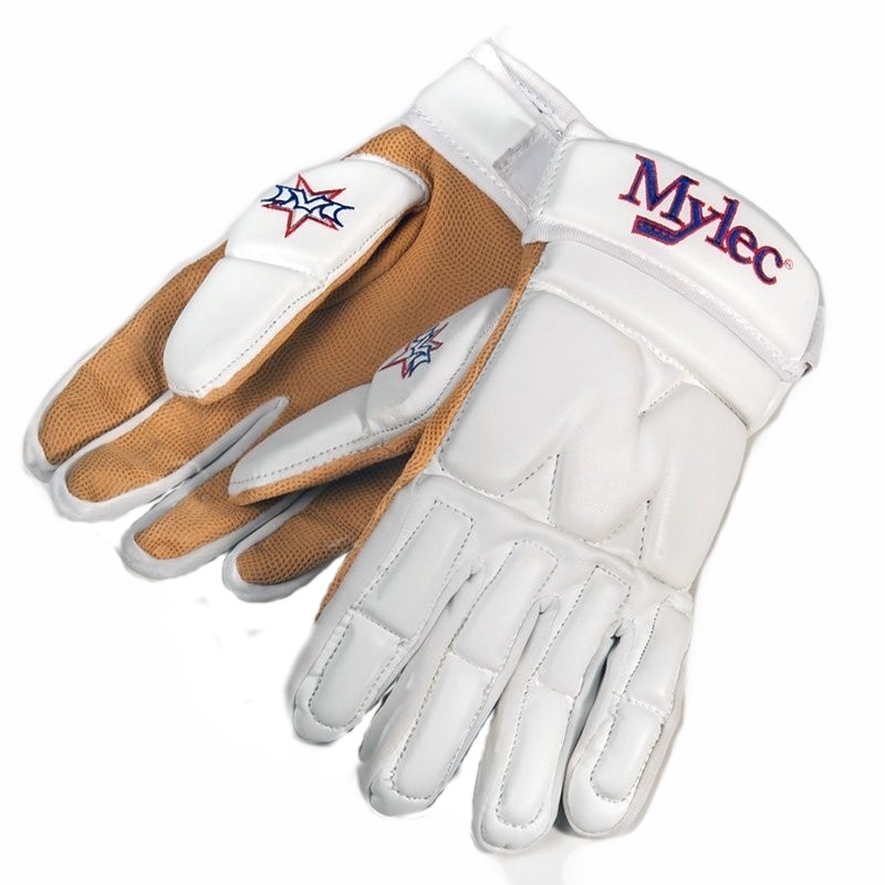Hokejbalové rukavice Mylec Elite Street White (Varianta: 14", Barva: Bílá, Velikost výrobce: M)