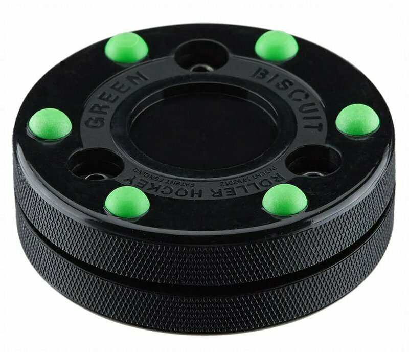 Inline Puk Green Biscuit Roller Hockey (Barva: Černá)