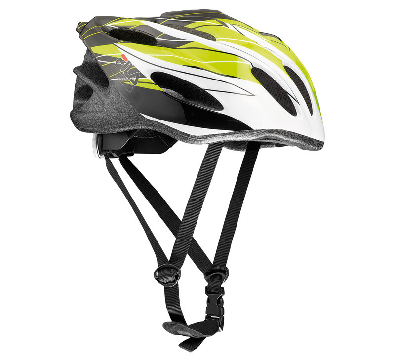 Helma Fila Fitness Helmet (Varianta: 54-58cm, Barva: Bílá-Zelená, Velikost výrobce: S-M)