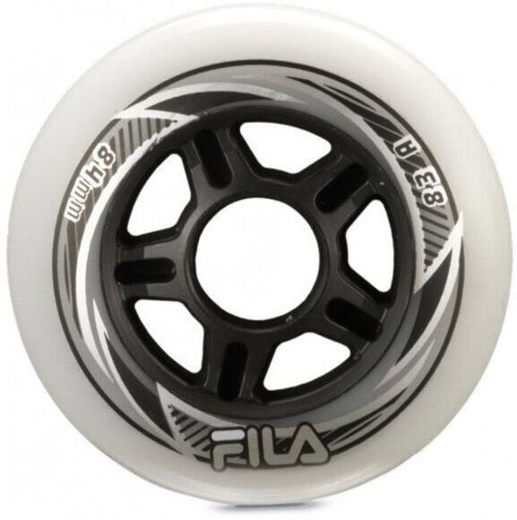 Kolečka Fila Wheels Set White (8ks) (Tvrdost: 84A, Velikost koleček: 100mm)
