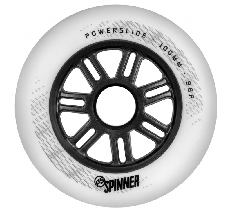 Kolečka Powerslide Spinner White (4ks) (Tvrdost: 88A, Velikost koleček: 68mm)
