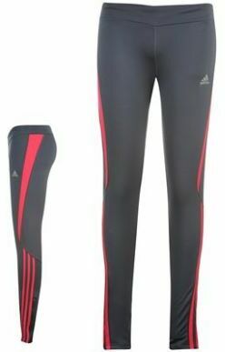 Adidas - Response Running Tights Ladies – Sky/Pink - 16(XL)