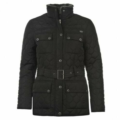Firetrap Kingdom Jacket Ladies Black XXL v M stske bundy a kabaty na www.eoshop.cz