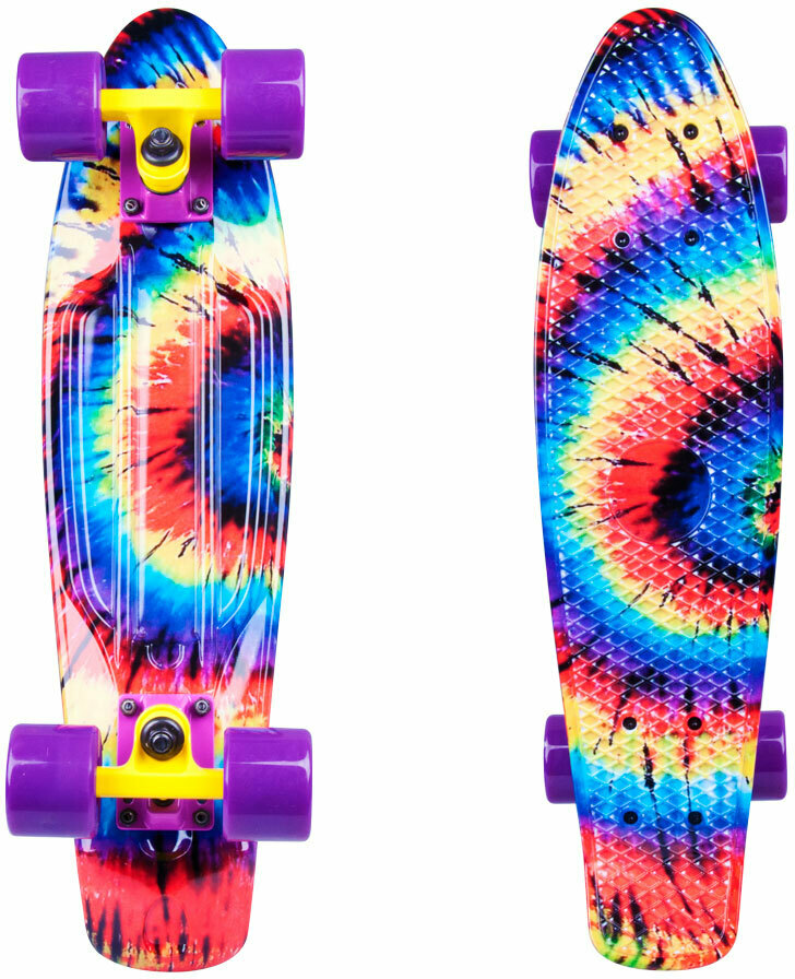 Penny board WORKER Colory 22" (Barva: Frostfire (oranžovo-modrá))