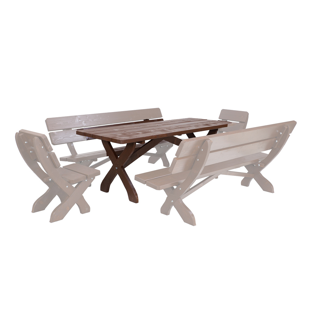 Zahradní stůl MO112 (Barva dřeva: surové dřevo)