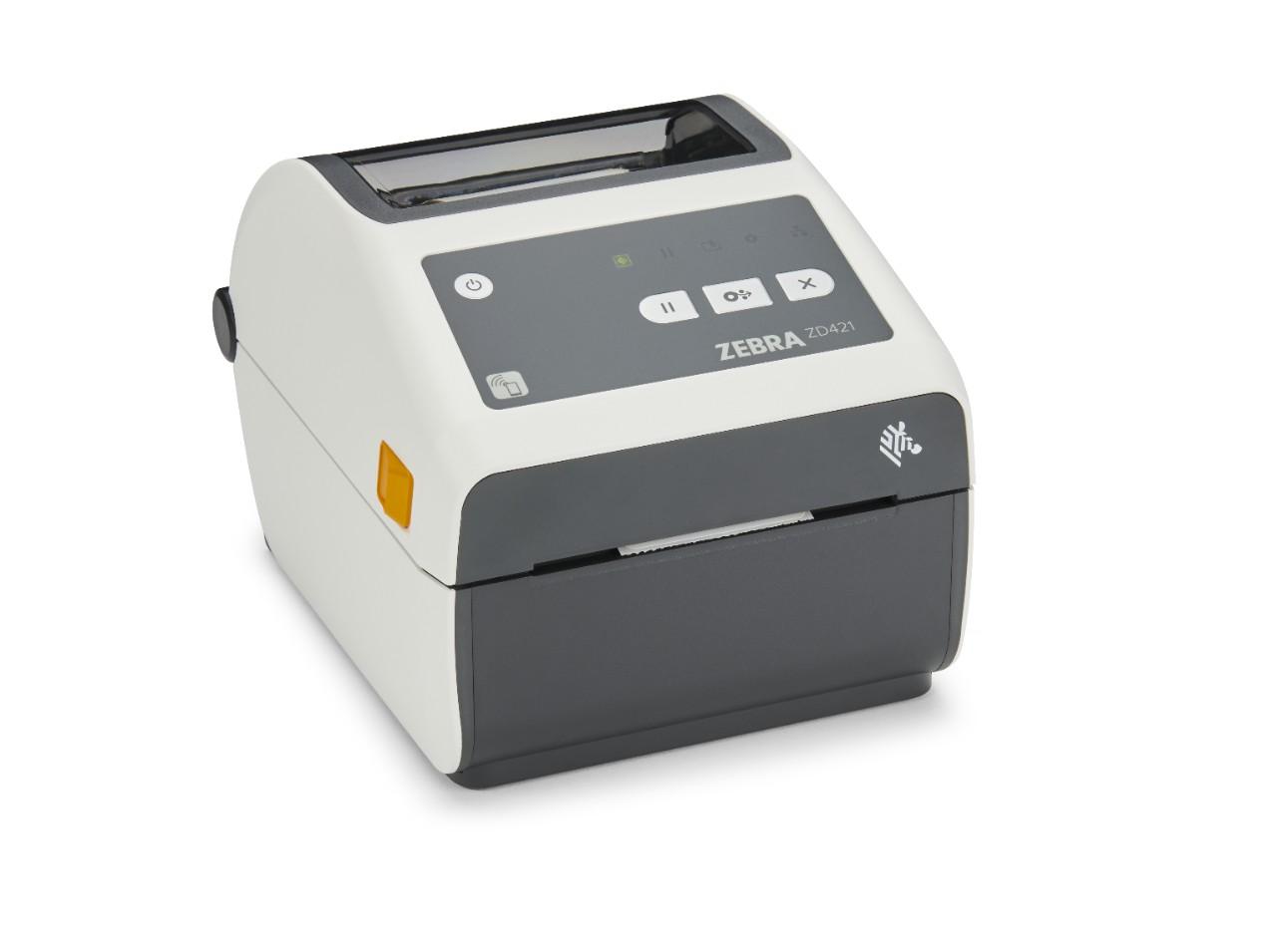 Tiskárna Zebra ZD421d Healthcare, 12 dots/mm (300 dpi), RTC, USB, USB Host, BT (BLE), Ethernet, white