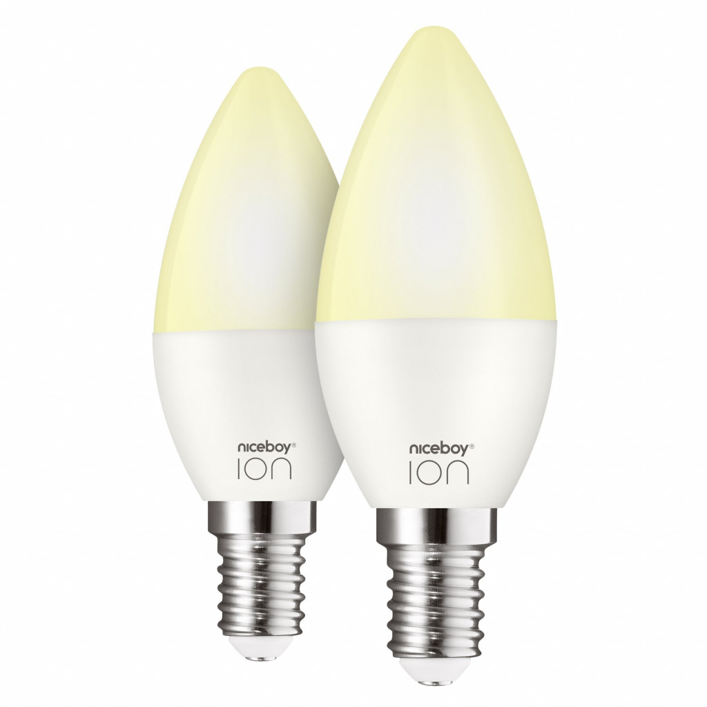 Chytrá žárovka Niceboy ION SmartBulb Ambient 5,5W - E14 SET 2 ks