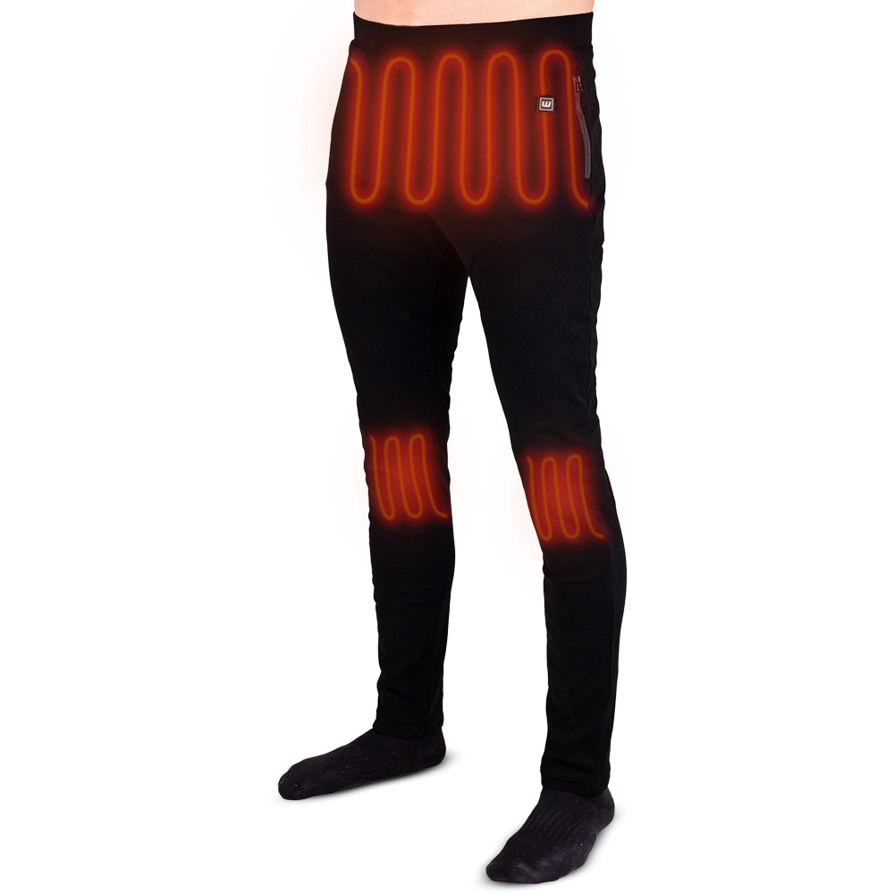Pánské vyhřívané kalhoty W-TEC Insupants (Velikost: M, Barva: černá)