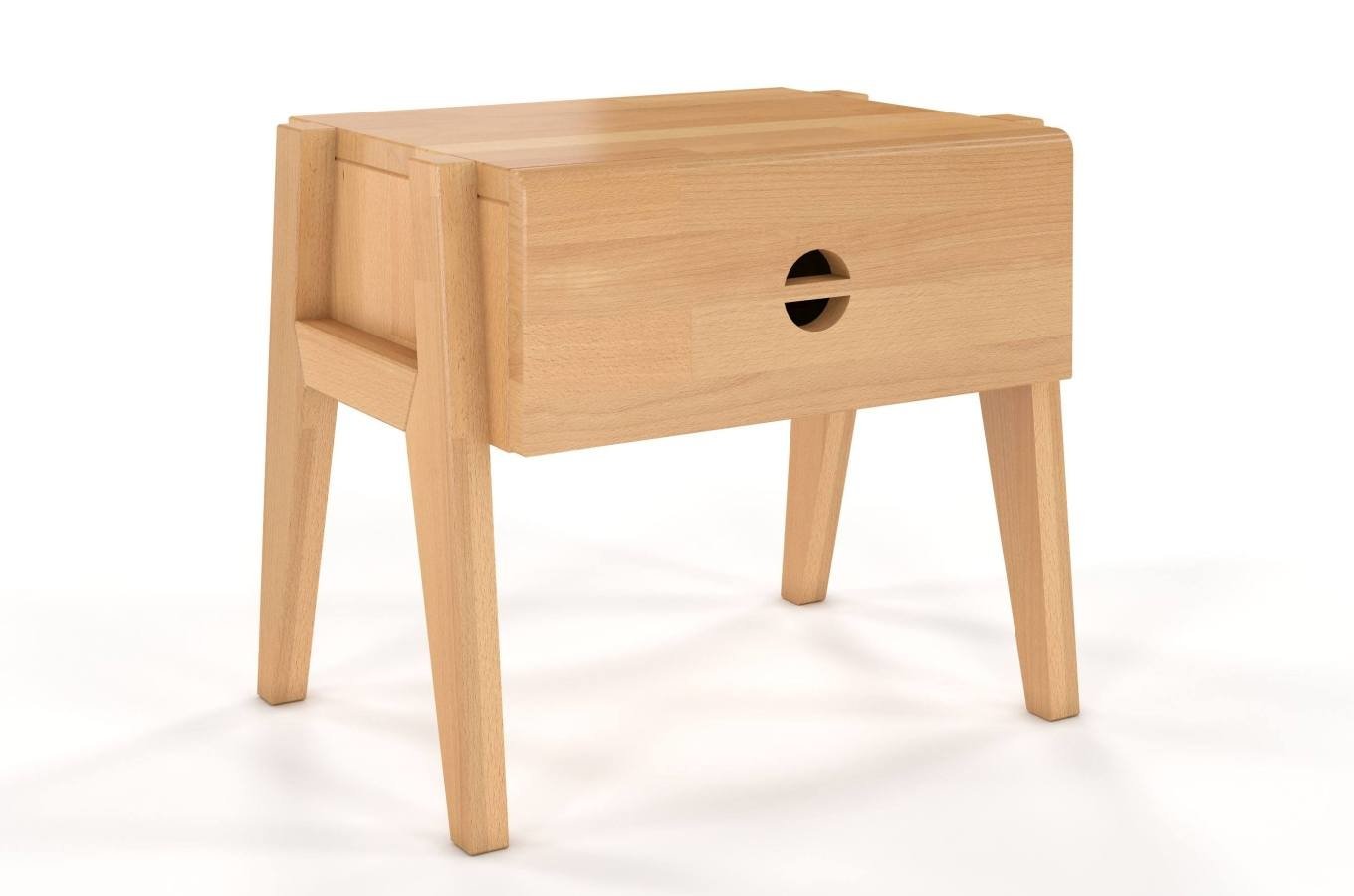 Noční stolek Radom, buk (Barva: Přírodní)