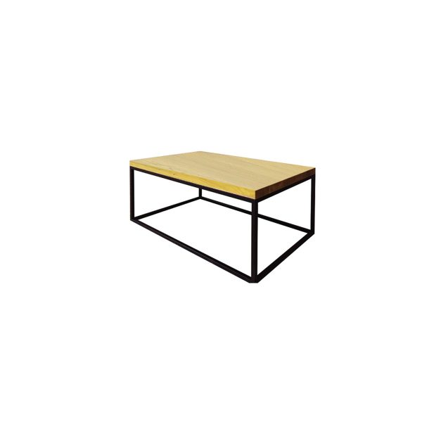 Konferenční stůl ST375, 120x45x80, dub/kov (Délka: 80, Deska stolu: 2-5, Barva dřeva: Brendy)