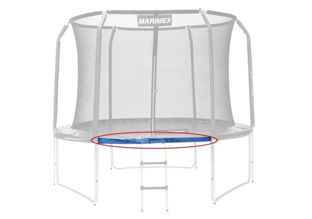 Náhradní trubka rámu pro trampolínu Marimex 427 cm - 165,2 cm