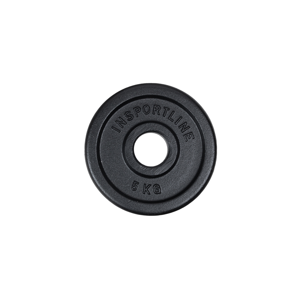 Litinový olympijský kotouč inSPORTline Castblack OL 5 kg 50 mm