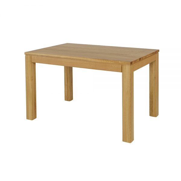 Jídelní stůl ST300, 160x75x90, dub (Délka: 90, Barva dřeva: Přírodní (lakovaná), Hrana stolu: S3)