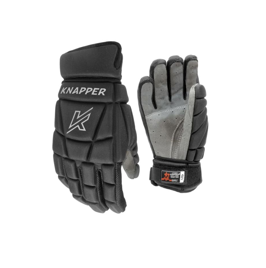 Hokejbalové rukavice Knapper AK2 SR (Varianta: Senior, Barva: Černá)