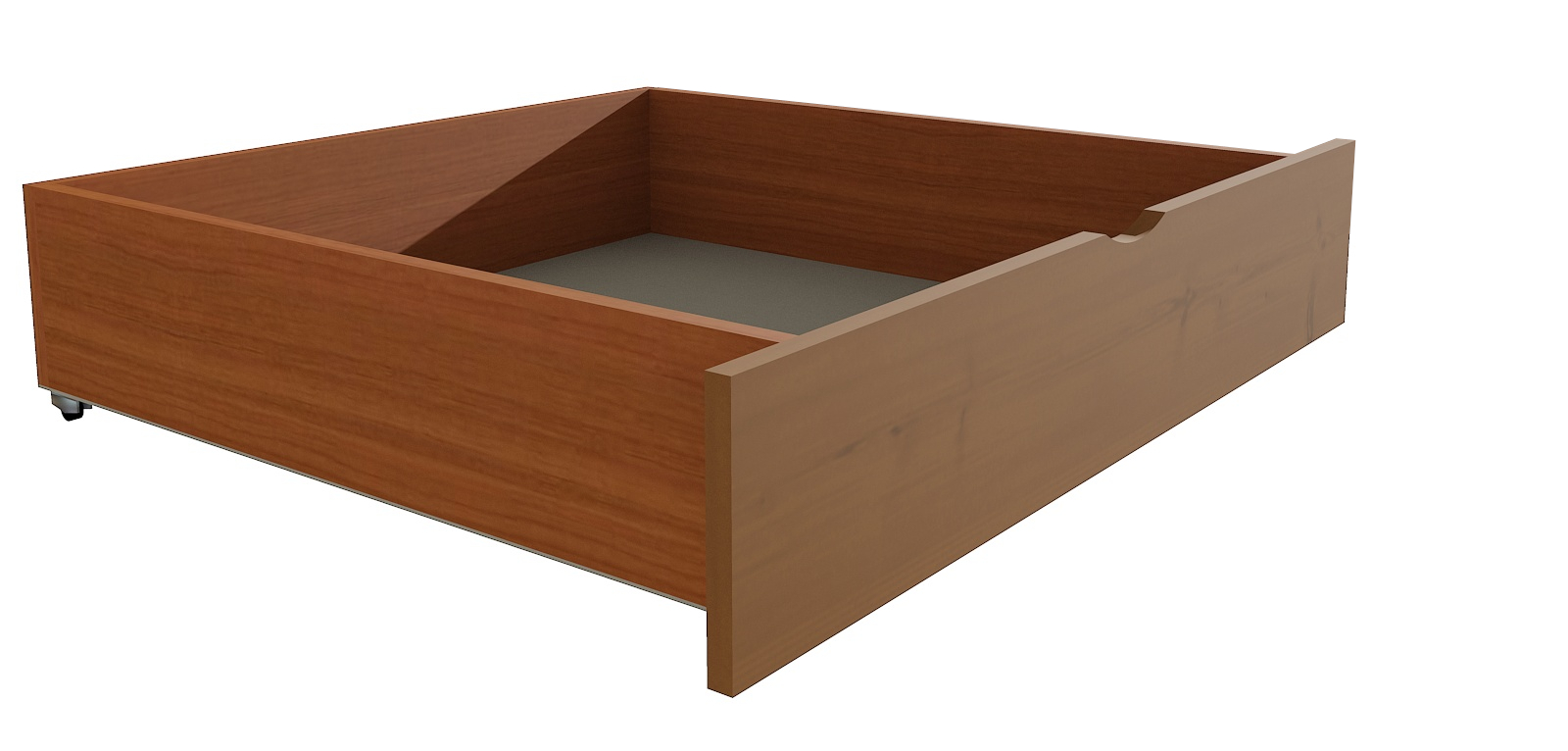 Zásuvka / šuplík masiv borovice / LTD - 1 kus / polovina délky postele (Barva dřeva: moření dub, Délka: 190 cm, Varianta: bez přistýlky)