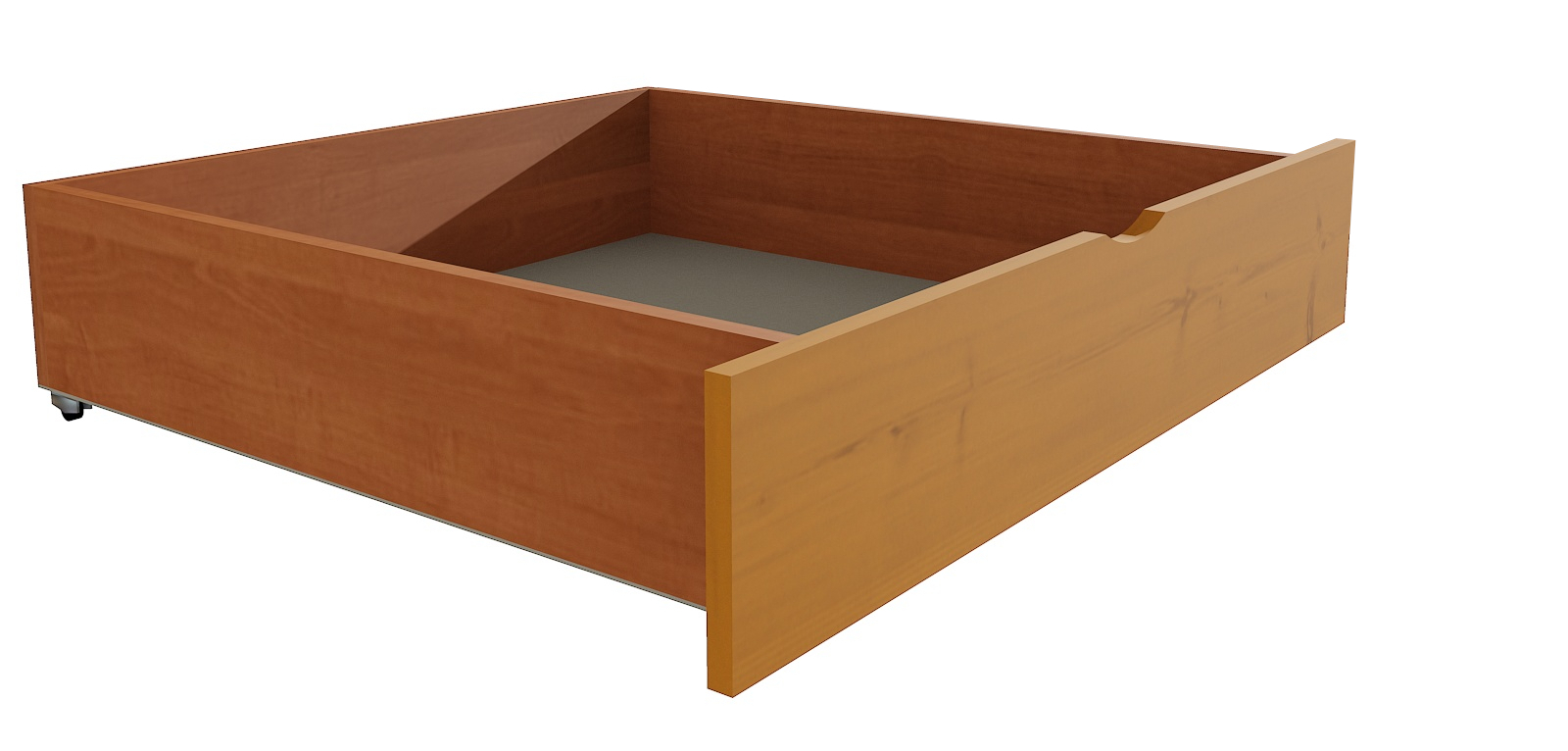 Zásuvka / šuplík masiv borovice / LTD - 1 kus / polovina délky postele (Barva dřeva: moření olše, Délka: 160 cm, Varianta: bez přistýlky)