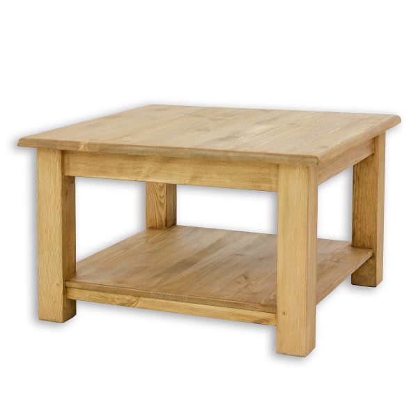 Konferenční stolek ST709, 75x52x75, borovice, vosk (Barva dřeva: Světlý vosk)