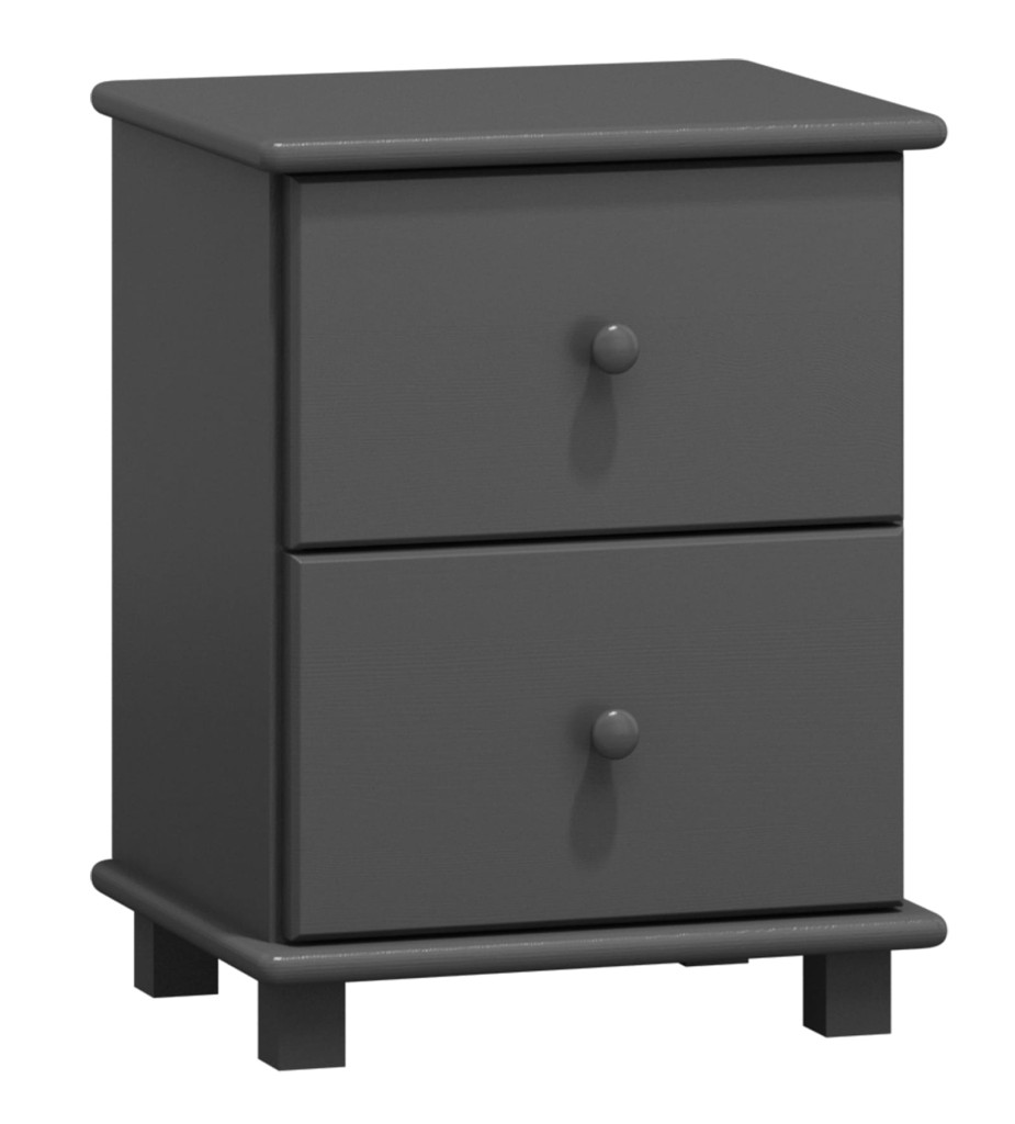 Noční stolek S4 hl. 42 cm (Barva dřeva: Šedá)
