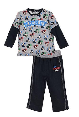 KOMPLET TRIKO A TEPLÁČKY MICKEY baby (Forkids - velikost: 6 m.)