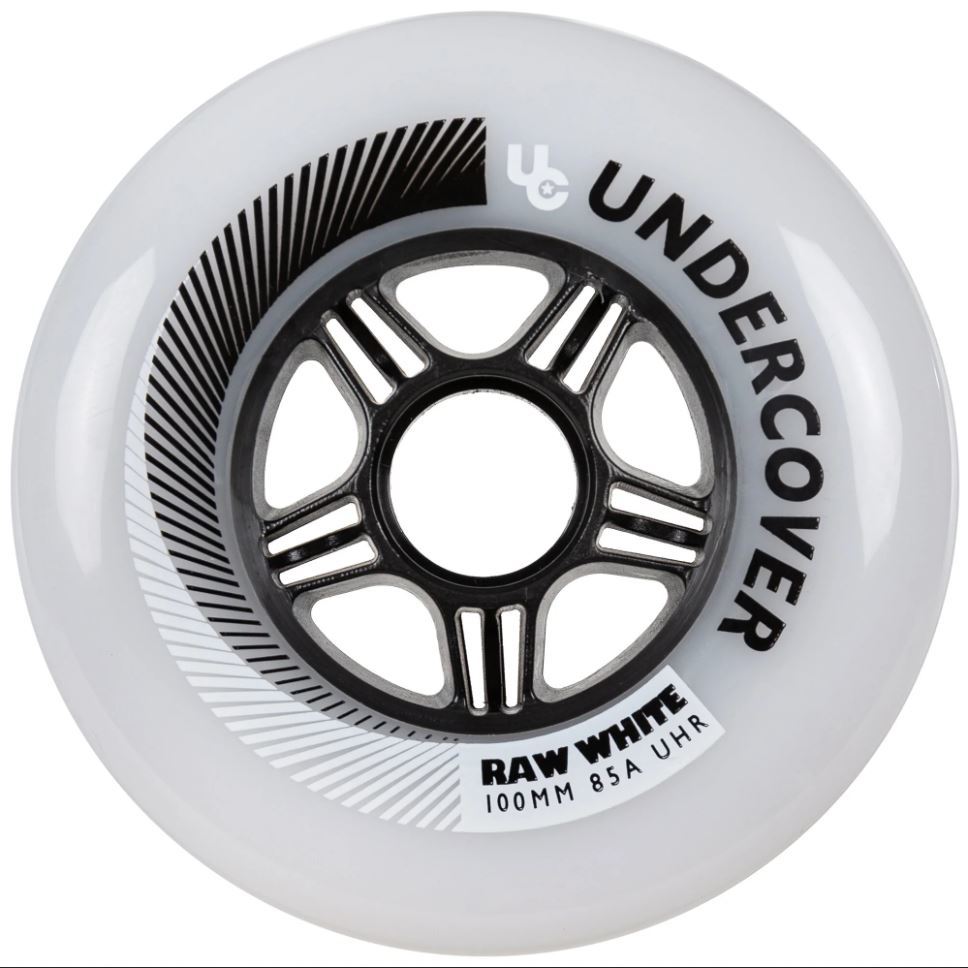 Kolečka Undercover Raw White (3ks) (Tvrdost: 85A, Velikost koleček: 100mm)
