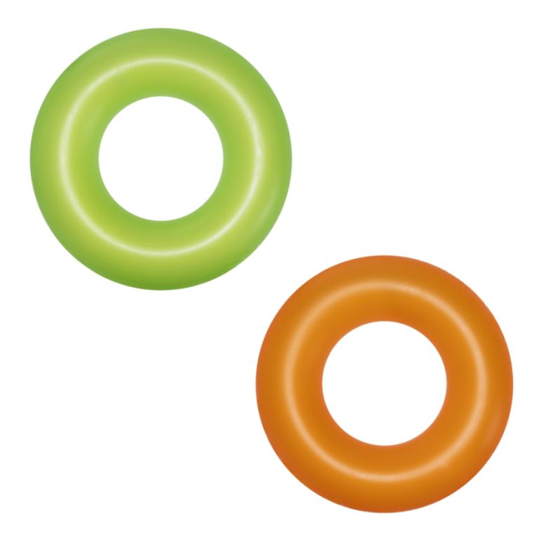 36024 Nafukovací kruh FROSTED NEON 76 cm oranžová (Varianta 2: oranžová)