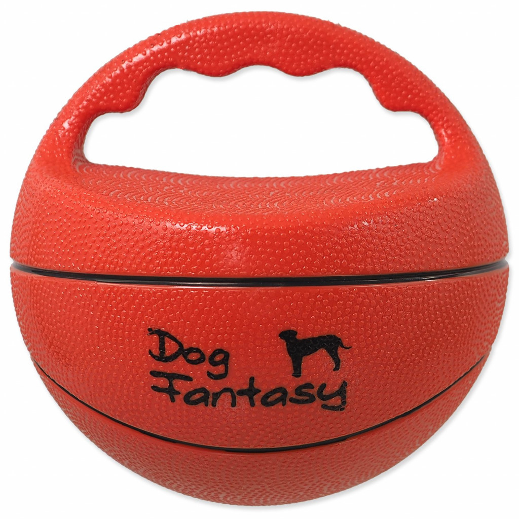 Hračka Dog Fantasy Ball míč s rukojetí pískací 15cm