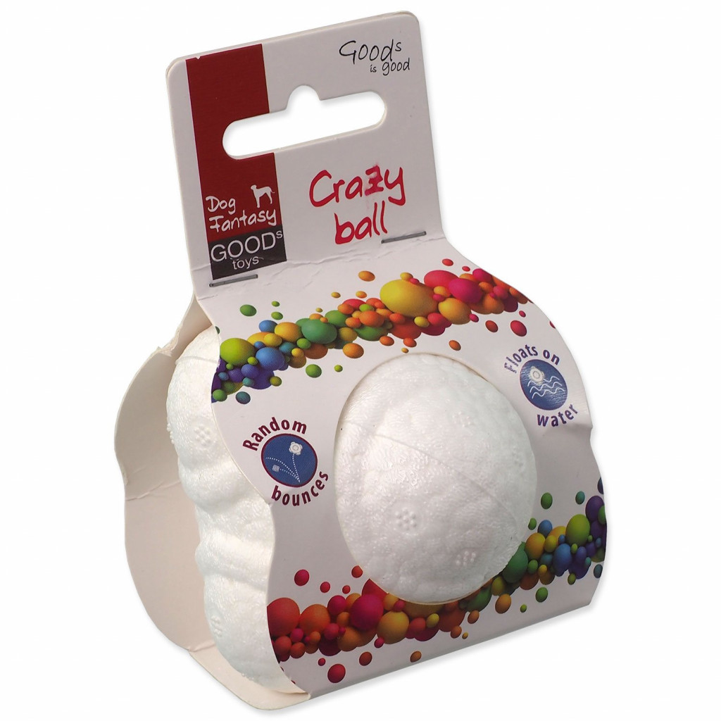 Hračka Dog Fantasy Crazy ball M míček z ETPU materiálu 6,5cm